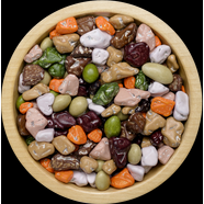 Čokoládové kamínky v barevné krustě (70 g)