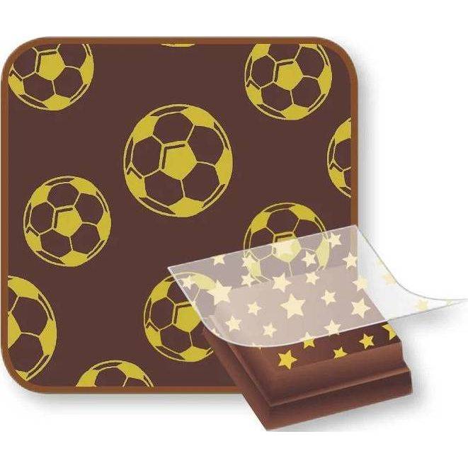 Bombasei transfer fólie Fotbalové míče světlé 36,5 x 25 cm