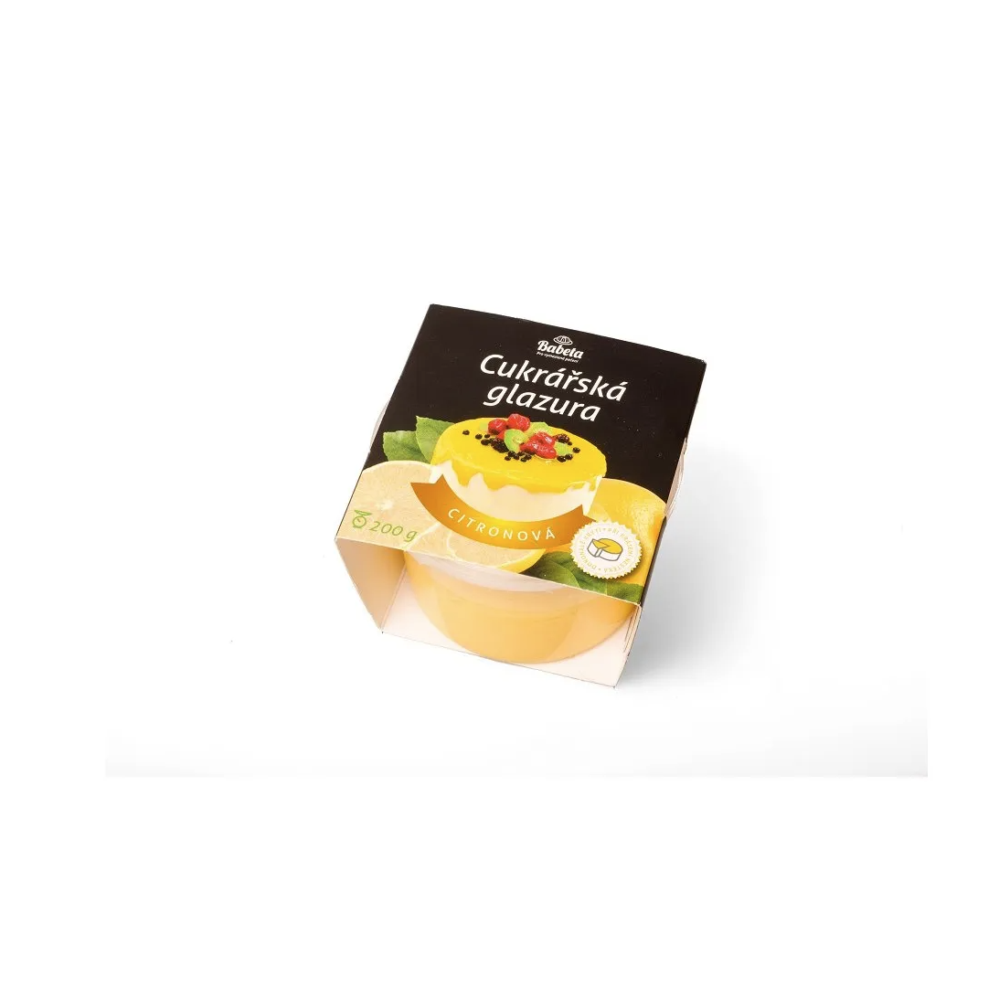 Cukrářská glazura citronová 200g - Kovandovi