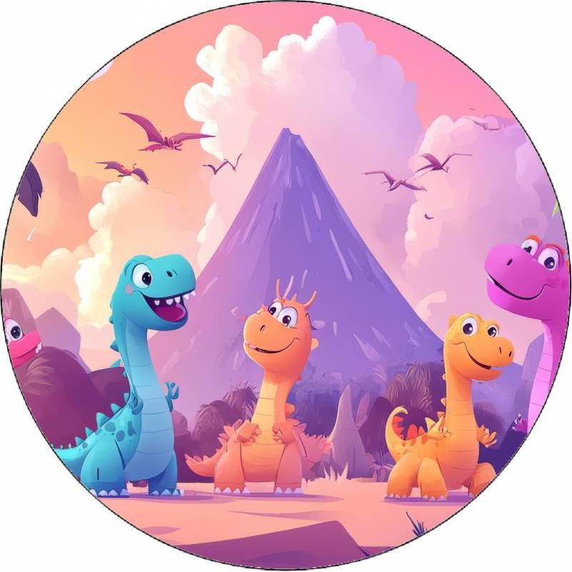 Jedlý papír malý dino 19,5 cm