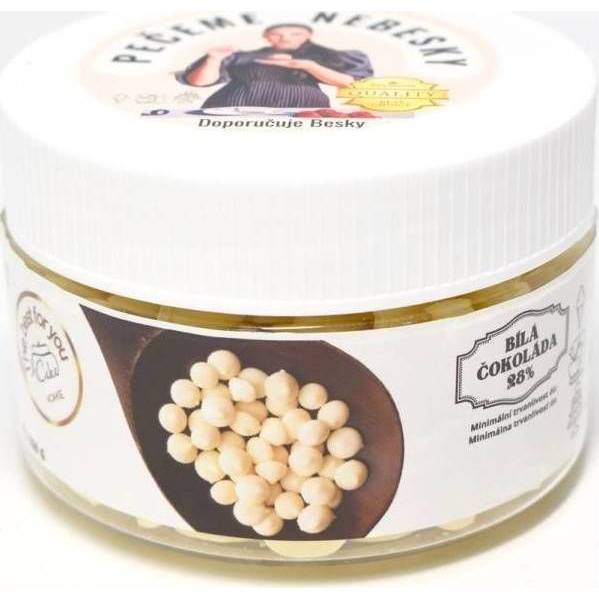 Fotografie Pravá belgická bílá čokoláda 28% (150 g) Besky edice