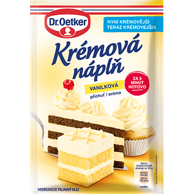 Dr. Oetker Krémová náplň vanilková 65 g Obrázek