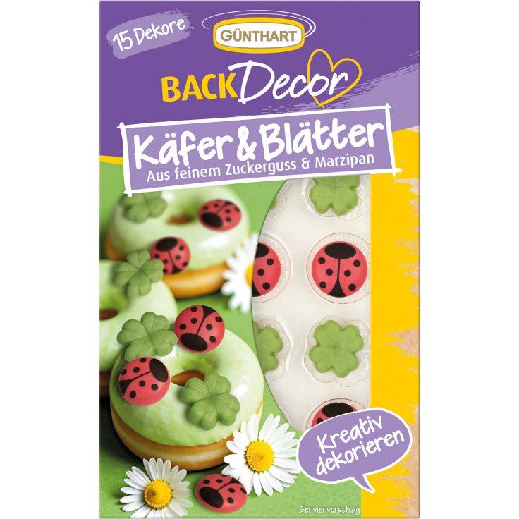 Marcipánová dekorácia lienka 15 ks - Gunthart - Gunthart