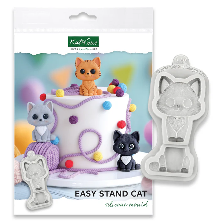 Silkonová formička mačka - Katy Sue - Katy Sue