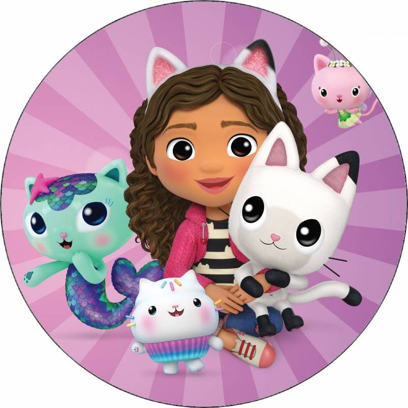 Jedlá papier Gabi a priatelia 19,5 cm - Pictu Hap - Pictu Hap