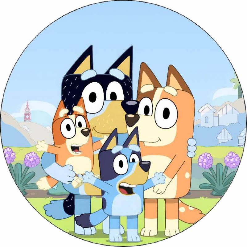 Jedlý papier Bluey 19,5 cm - Pictu Hap - Pictu Hap