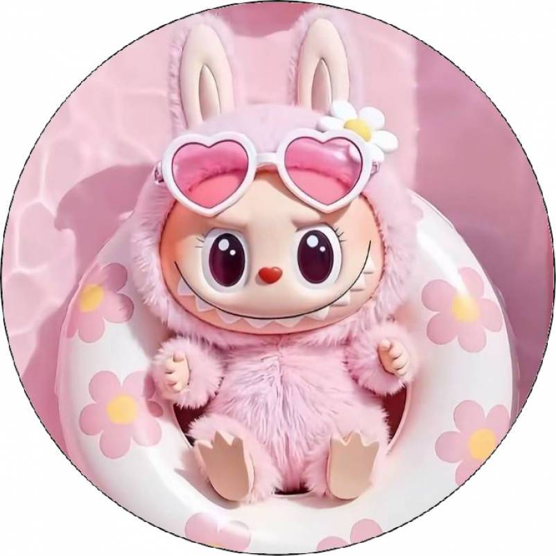 Jedlý papier Labubu v bazéne 19,5 cm - Pictu Hap - Magic