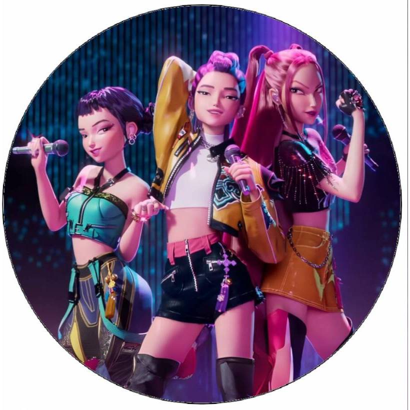 Jedlý papier K-pop Lovkyňa démonov 19,5 cm - Pictu Hap - Magic