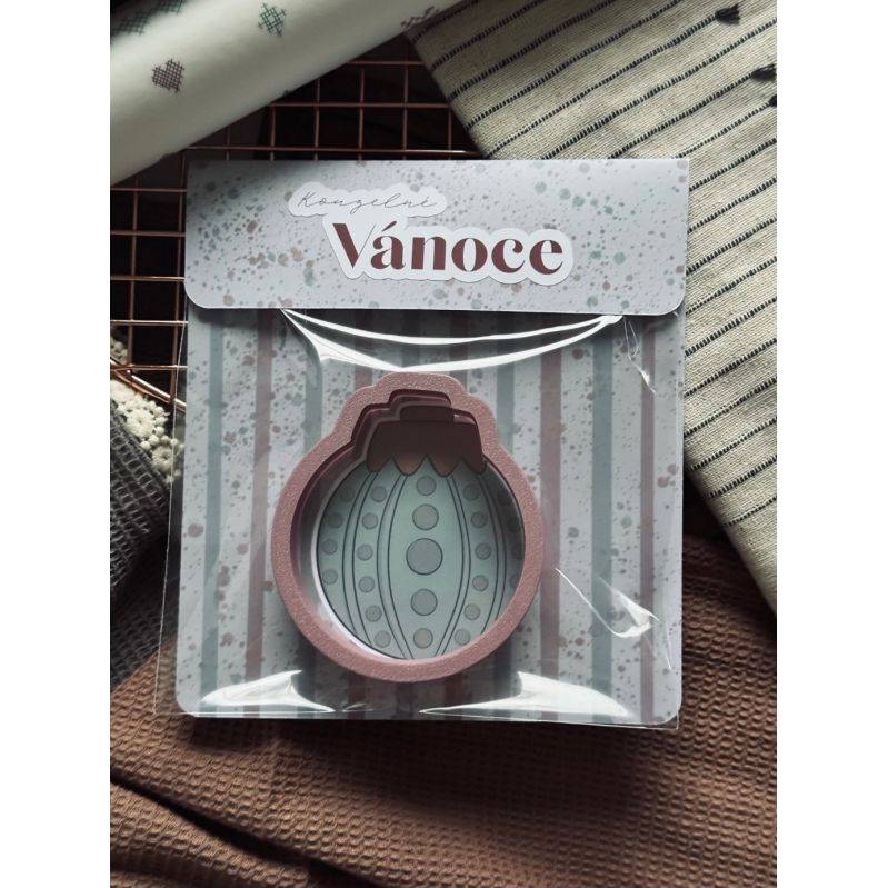 Vykrajovátko Vianočná guľa - Sugar cookie girl - Sugar cookie girl