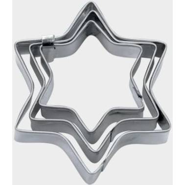 Sada vykrajovačov hviezd o 4 / 5 / 6 cm - Stadter - Stadter