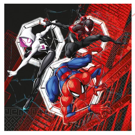 Papierové servítky Spiderman 33x33cm 20ks - Procos - Procos