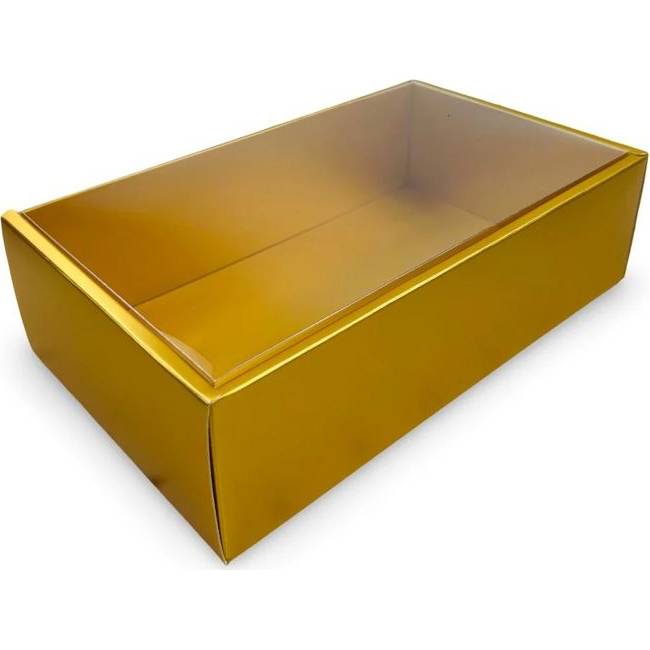 Zlatá krabička na cukrovinky 25×15×7 cm - Alvarak - Alvarak
